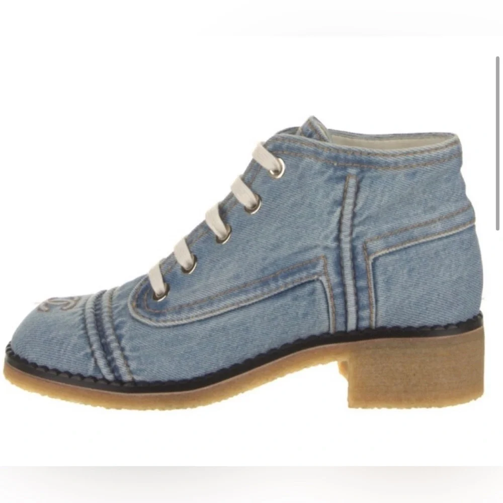Chanel Denim Booties - Picture 6 of 12
